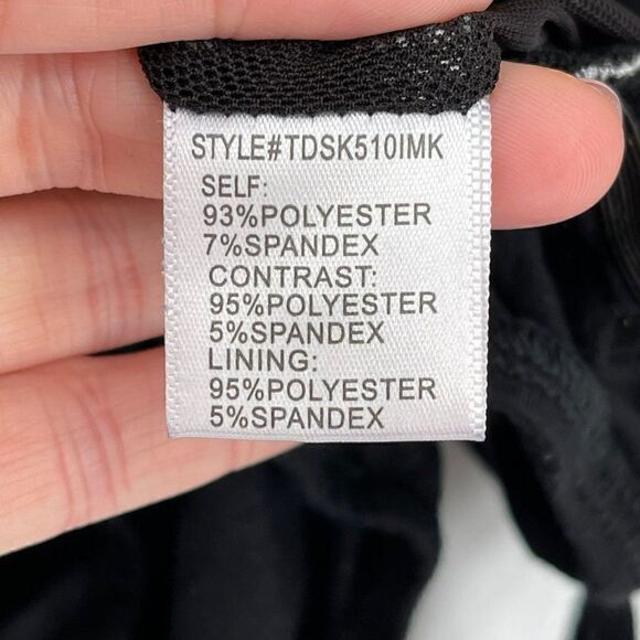 4SI3NNA Gold Leopard Velvet Bodysuit Long Puff Sleeves Front Cutout Women Medium - Picture 9 of 10